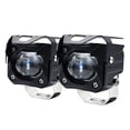 thumbnail image 1 of Yeacher 2Pcs Motorcycle Spot Lights Motorcycle LED Driving Fog Lights White and Amber LED Spotlights, 1 of 8