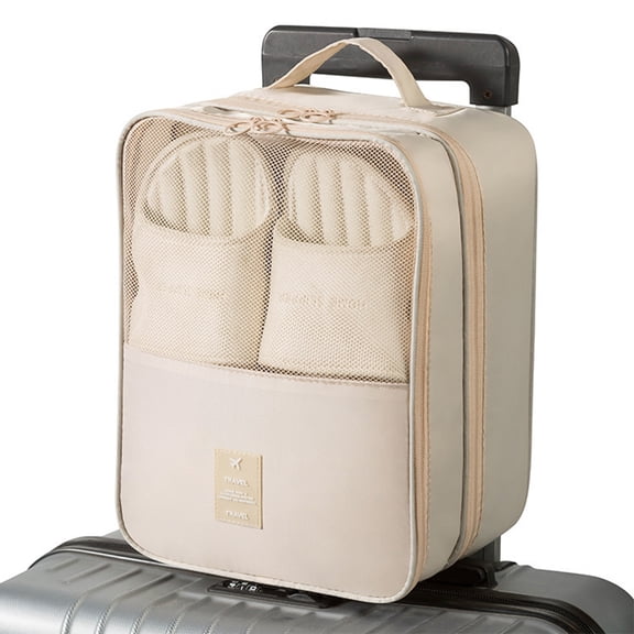 Shoe Bag for Storage (Holds 3 Pairs), Travel Shoe Bags & Shoe Cases Pouch