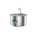 thumbnail image 1 of 3.2L Stainless Steel Pet Water Fountain with 4-Stage Filtration, Ultra-Quiet 25dB Pump, Faucet Design & Diamond Window - Automatic Circulating Drinking Bowl for Cats/Dogs, Easy to Clean, US Plug, 1 of 6