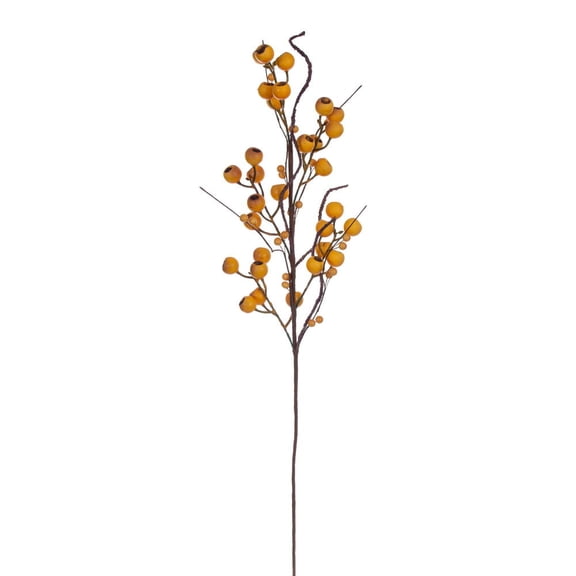 31" Yellow Berry Spray 3/Bag