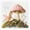 1pcs, variant on Cute CottageCore pixie fairy under mushroom flowers Sticker
