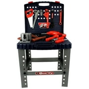 Quality Workbench Children's Kid's Pretend Play Toy Work Shop Tool Set w/ Tools, Accessories