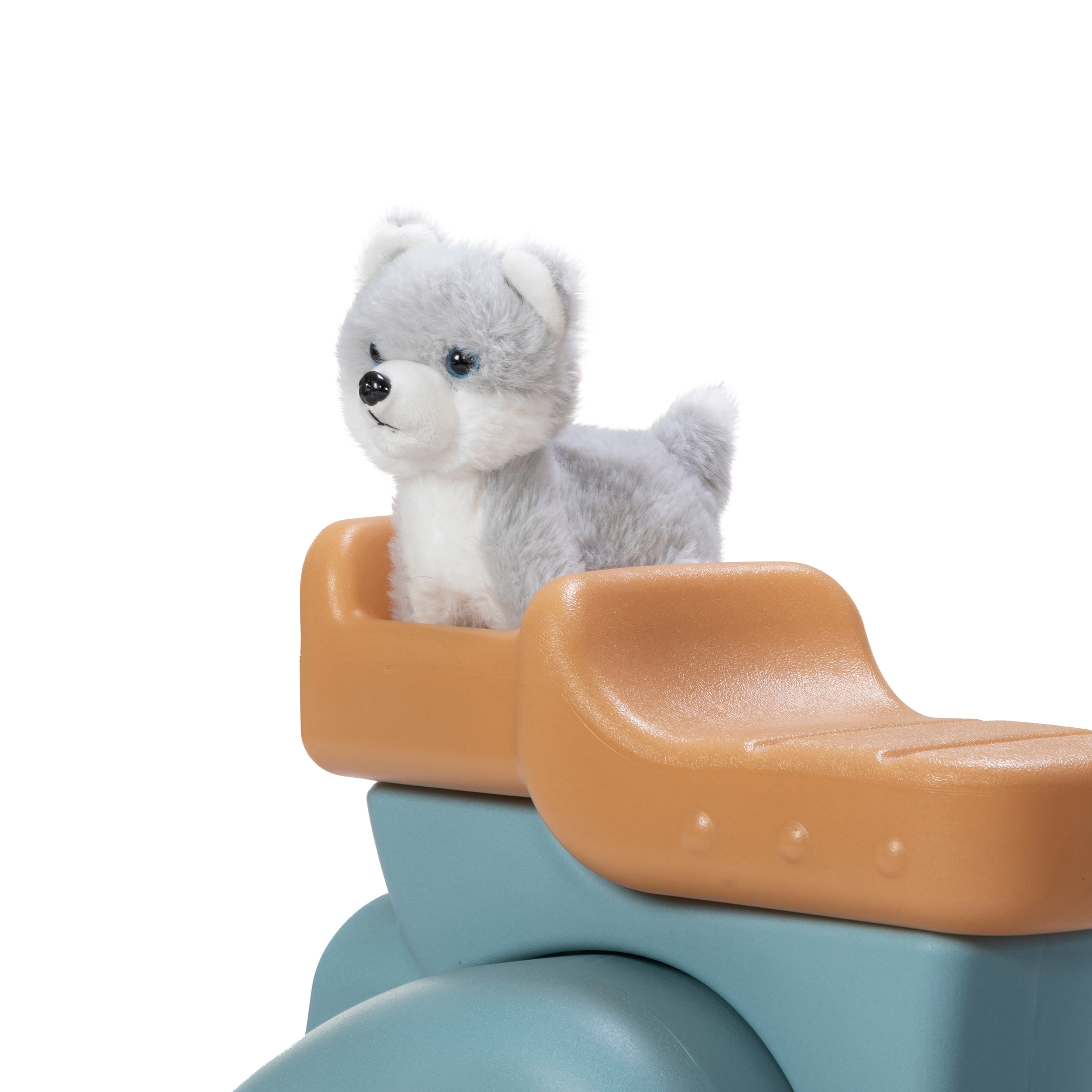 Step2 Ride Along Aqua Scooter Plastic Toddler Foot-to-Floor Riding Toy for Ages 18M-4Y