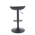 thumbnail image 4 of Silla Shell para bar o para barra de cocina giratoria con respaldo reposapiés base metálica altura ajustable y ideal para barra de comedor cocina o bar 1 pza, 4 of 4