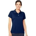 thumbnail image 3 of Hanes Women's Cool Dri Sportshirt, Large, Navy, 3 of 4