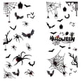 thumbnail image 2 of Halloween Window Clings Electrostatic Glass Decals Removable Spider Stickers Spooky Holiday Decoration for Party Mirror Refrigerator, 2 of 6