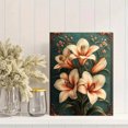 thumbnail image 2 of Qisvanset 12x16 Inch Lily Floral Bible Verse Canvas Wall Art, William Morris Style Trendy Faith Home Wall Art, 2 of 8
