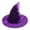 Purple, variant on Yigetop Witch Hat for Women Halloween Pointed Witch Hat Gothic Wide Brim Themed Dress-Up Costume Cap Black A