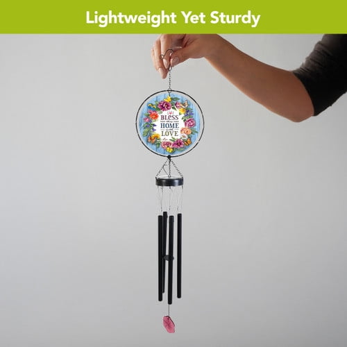 Briarwood Lane Bless This Home With Love Illuminated Wind Chime