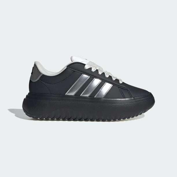 TENIS ADIDAS GRAND COURT PLATFOR JR0707 DAMA NEGRO 25CM