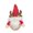 B, variant on Suncoda Christmas Tree Decorations, Christmas Rudolph Antler Hat White Beard Doll Pendant Hat Faceless Doll Decoration
