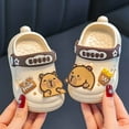 thumbnail image 6 of Tfken Slippers Clogs For Kids Boys Girls Cartoon Print Swivel Ankle Strap Comfortable Breathable Pvc Toddler Child Sandals White Size 18-24 Months, 6 of 7