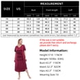 thumbnail image 5 of FEREMO Plus Size Nightgowns for Women V Neck Short Sleeve Nightshirts Sleepwear(Red,5X), 5 of 5