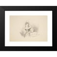 thumbnail image 2 of Henry Inman 14x11 Black Modern Framed Museum Art Print Titled - Portrait of a Woman (1829), 2 of 5