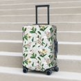 thumbnail image 6 of Logiee Lilies Flowers Print Travel Luggage Cover,Suitcase Protector, Washable Elastic Suitcase Baggage Cover,Closure for Wheeled Suitcase Fit 18-32 Inch Luggage-Large, 6 of 7