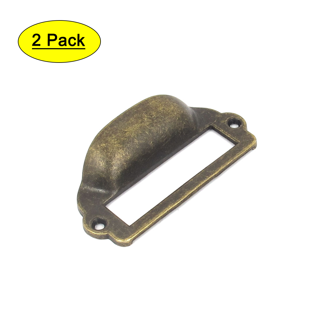 Uxcell Label Holder Pull Handle 0.14" Hole Diameter2 Pack