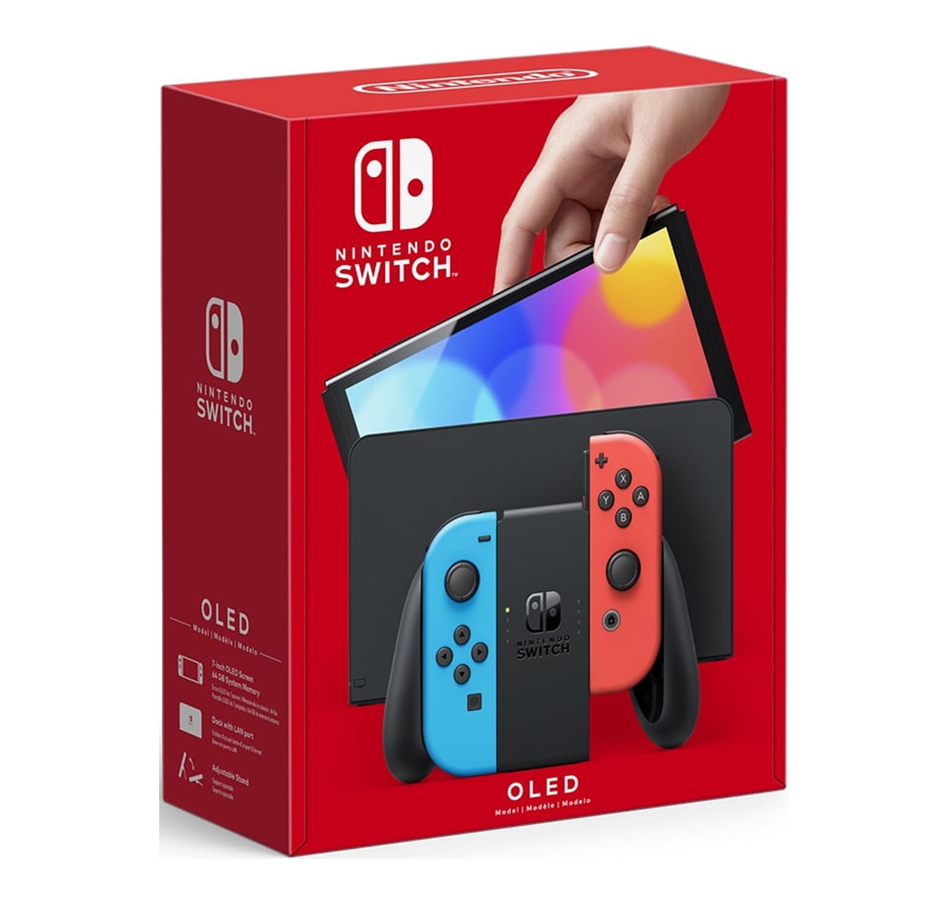Nintendo Switch - OLED Model with Neon Red & Neon Blue Joy-Con -(Japan Version)