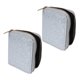 thumbnail image 5 of BESTYASH 2Ud Billetera Compacta Con De Cremallera Para Mujer Material Plateado Y, 5 of 8