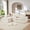 White, variant on Modern Chenille cloud sofa, freely combinable, comfortable to sit on, suitable for modern living room furniture in homes, apartments, and offices