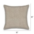 thumbnail image 3 of Herringbone Stripe Cotton Cushions Set of 2 Poly Filled With Zipper Machine Washable, 3 of 5