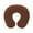 Coffee, variant on Dvruxg Travel Neck Pillow - Lightweight Extra Comfort Memory Foam - U-Shaped Neck Pillow for Travelling(Navy)