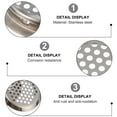thumbnail image 4 of Vent Round Hole Air Louver Soffit Cover Covers Stainless Mesh Grille Ceiling Floor Register Duct Heat Emission Steel, 4 of 9