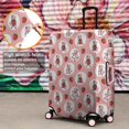 thumbnail image 4 of Pink Cow Strawberry Oval Pattern Luggage Cover Fashion Suitcase Cover Baggage Covers Fit 25-28 Inch Luggage (Go Travel), 4 of 5