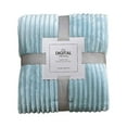 thumbnail image 2 of Fleece Throw Blankets, Hwkond Throw Blanket For Couch, Fuzzy Soft Cozy Blanket,Light Blue,120x200cm, 2 of 3