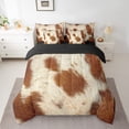 thumbnail image 2 of Feelyou Highland Cow Print Twin Bedding Sets 7-Piece, Western Fashion Bedding Comforter Set, Teens Adult Sheet Sets, Ultra Soft Bedroom Decorative, 2 of 7