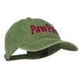 thumbnail image 5 of Wording of PawPaw Embroidered Washed Cap - Olive Green OSFM, 5 of 5