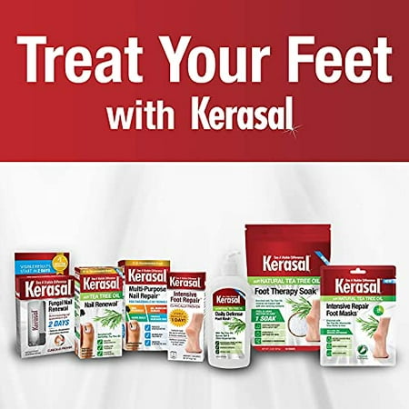 Kerasal Daily Defense Foot Wash Plus Natural Tea Tree Oil, Liquid, 12 fl oz