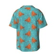 thumbnail image 2 of Wukai Funny Chicken Men's Casual Short-Sleeve Button Down Shirt - Lightweight Summer Dress Shirt for Daily Wear-, 2 of 7