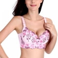 thumbnail image 4 of Fashion Embroidery Floral Bras Sexy Padded Push Up Bralette, 4 of 6