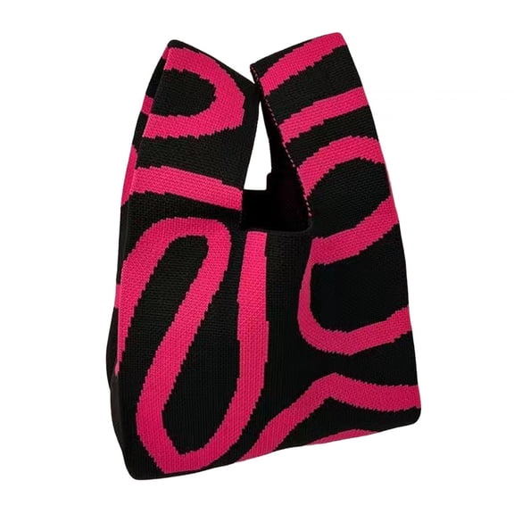 Yunhgft , Bohemian Tote Bag, Lightweight Lady Reusable Cute Holiday Shopping Bag Fashion Black