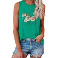 thumbnail image 2 of Tank Tops for Women Cute Daisy Graphic Loose Fit Crewneck Sleeveless Shirt Summer Casual Tanks, 2 of 4