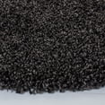 thumbnail image 4 of Safavieh Evolution Rothesay Solid Shag Area Rug, Charcoal, 6'7" x 6'7" Round, 4 of 11