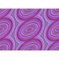 thumbnail image 1 of Ahgly Company Tapis Rectangulaire d'Intérieur Lavable en Machine Violet Transitionnel, 2 Pieds x 5 Pieds, 1 of 7