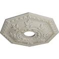 thumbnail image 3 of Ekena Millwork 18"OD x 3 1/2"ID x 1 1/2"P Nottingham Ceiling Medallion (Fits Canopies up to 4 5/8"), Hand-Painted Pot of Cream Crackle, 3 of 5