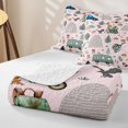thumbnail image 4 of Erosebridal Camping Accessories Twin Quilt Set for Boys Girls,Adventure Theme Twin Coverlet Set Teens, 4 of 7