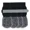 Black-2, variant on QZGZDS Dog Socks 4 Pack for Dogs, Anti-Slip Dog Shoes with Grippers, Adjustable Reflective Dog Booties Black
