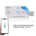 thumbnail image 4 of Registrador De Datos De Temperatura, Registrador De Informes PDF De Temperatura Alta Precisión -30 Grados Celsius -70 Grados Celsius Conector USB De Un Uso Para, 4 of 7