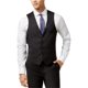 thumbnail image 1 of Chaleco de cuatro botones bar III para hombre Extra ajustado negro 36 corto, 1 of 1