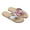 White Floral, variant on NUZYZ Women Shoes Summer Floral Flip Flops Beach Sandals Anti-slip Thongs Slippers