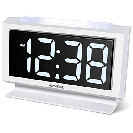 Housbay Digital Alarm Clocks For Bedrooms Handy Night Light Large Numbers With Display Dimmer Dual Usb Chargers 12 24hr Outlets Powered Compact Clock For Nightstand Desk Shelf Walmart Canada