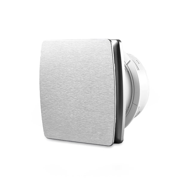 Kenally Extractor de aire para baño, salida de 4 pulgadas, cocina, 2200rpm, ventilador de pared, Extractor de flujo de aire reemplazable para Hotel y Herramientas eléctricas Plata Kenally TO001498-02B