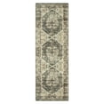 thumbnail image 2 of Garvee Runner Rug 2'x6' Washable Vintage Runners Rug Distressed Rug Non-Slip Floral Print Rug for Hallway Kitchen, Brown, 2 of 7