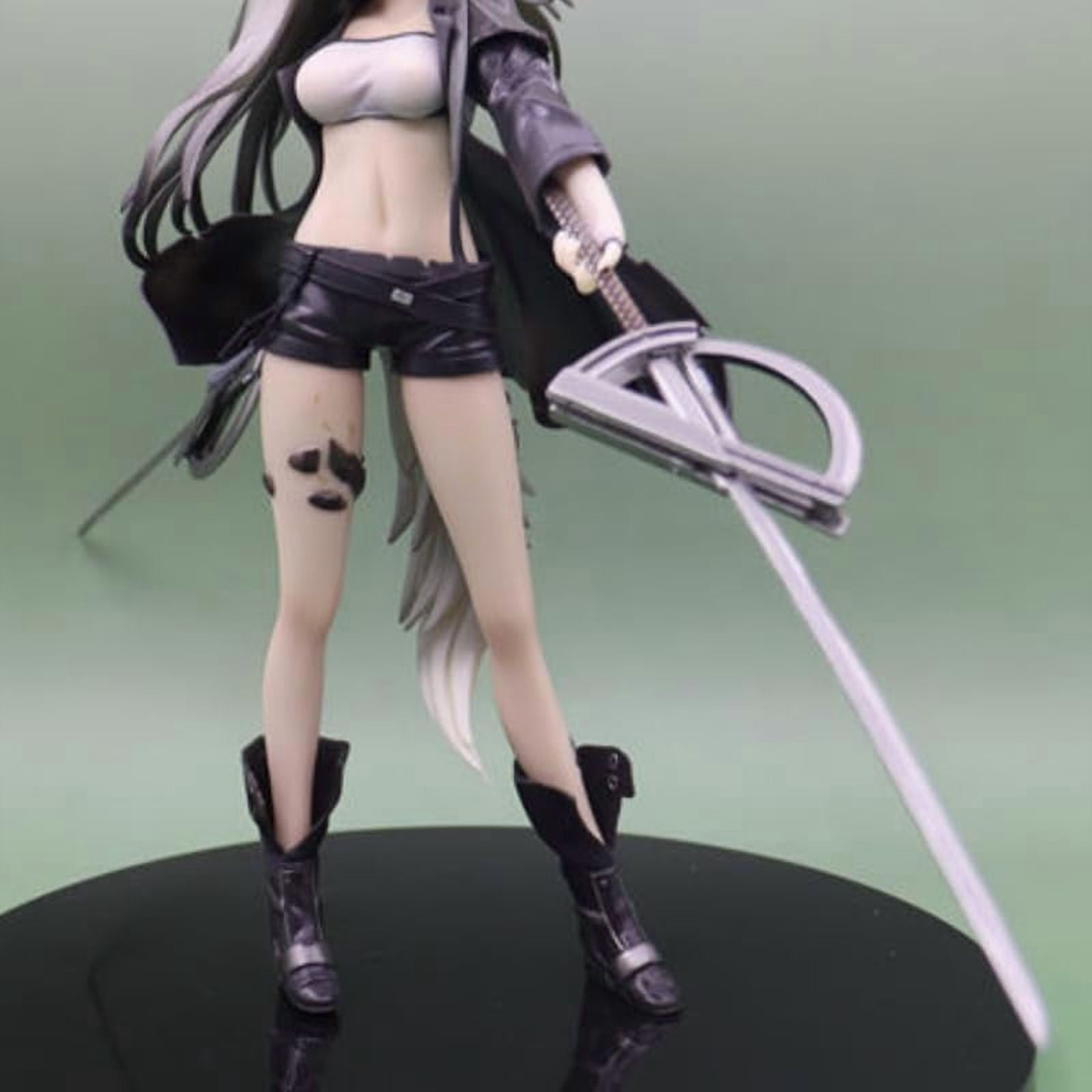 Lappland Figure Holding Swords Lappland Action Figures 24cm/9.4inch Handmade Anime Character Statue Model Decoration Gifts