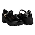 thumbnail image 1 of Zapato Escolar Tacón Mary-Jane Dama Happy Shoes 07427 negro 24.5, 1 of 5