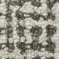 thumbnail image 3 of Ox Bay Gingham Checks Grid Wool Hooked Area Rug, Cream / Brown, 5' x 7' 9", 3 of 9
