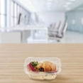thumbnail image 7 of Dart ClearPac SafeSeal Tamper-Resistant/Evident Containers, Flat Lid, 8 oz, 4.9 x 1.4 x 5.5, Clear, Plastic, 100/Bag, 2 Bags/CT, 7 of 7